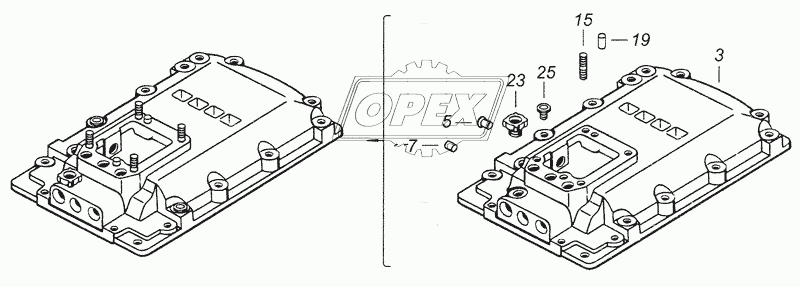 14.1702013 Крышка коробки передач верхняя